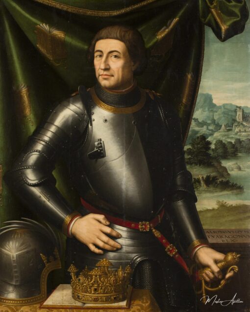 Portrait du roi Alphonse V d’Aragon – Vicente Juan Masip Vicente Juan Masip
