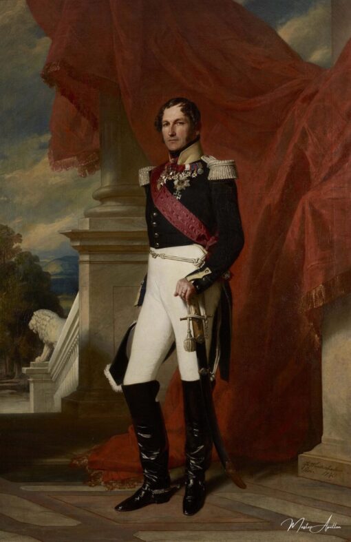 Portrait du Roi Léopold Ier (Roi des Belges), 1840 – Franz Xaver Winterhalter Franz Xaver Winterhalter
