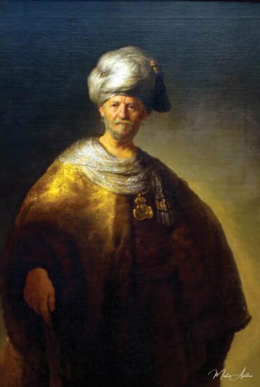 Portrait d’un oriental distingué – Rembrandt van Rijn Rembrandt van Rijn