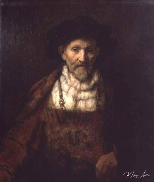 Portrait d’un vieil homme en costume d’époque – Rembrandt van Rijn Rembrandt van Rijn 2
