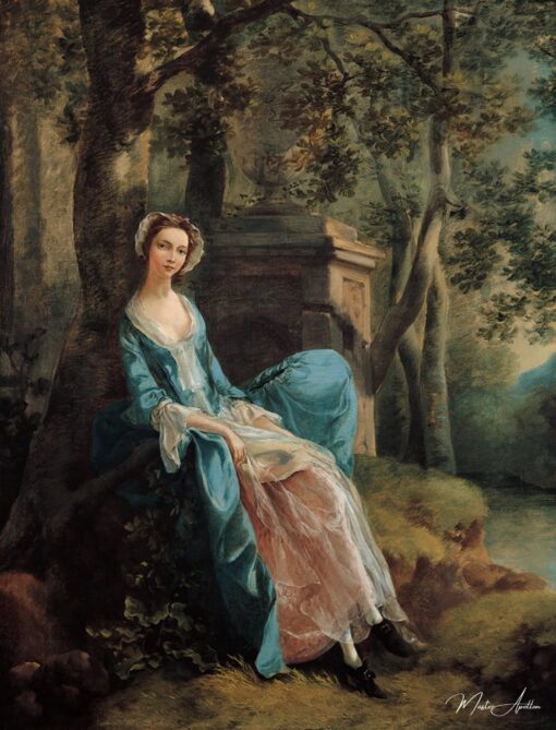 Portrait d’une femme (peut-être de la famille Lloyd) – Thomas Gainsborough Thomas Gainsborough