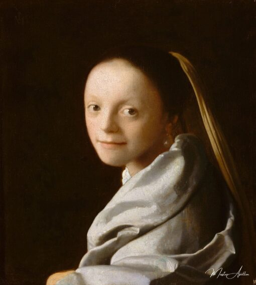 Portrait d’une jeune femme – Johannes Vermeer Johannes Vermeer 2