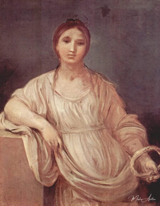 Portrait of a girl with crown – Guido Reni Guido Reni