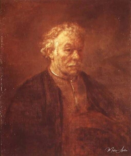 Portrait d’une personne âgée – Rembrandt van Rijn Rembrandt van Rijn