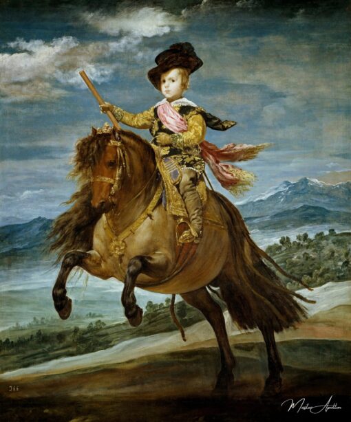 Portrait équestre du prince Baltasar Charles – Diego Velázquez Diego Velázquez