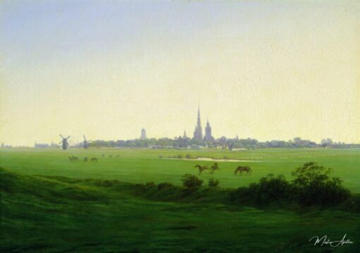 Prés à Greifswald – Caspar David Friedrich Caspar David Friedrich