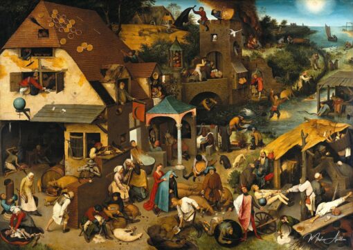 Proverbes néerlandais – Pieter Brueghel l’Ancien Pieter Brueghel l'Ancien
