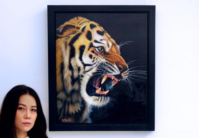 Puissance du Tigre | 50 x 70 cm La Galerie d'art en ligne art gallery