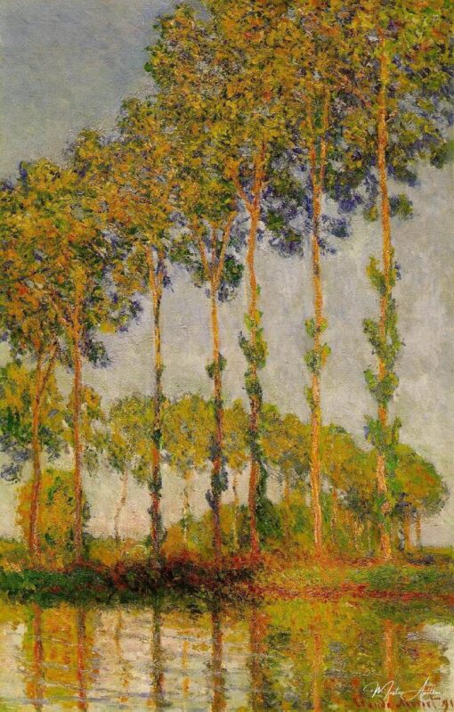 Rangée de peupliers – Claude Monet Claude Monet