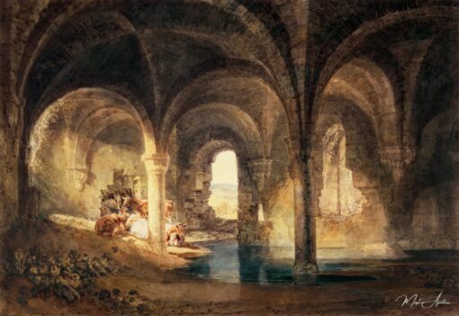 Réfectoire de l’abbaye de Kirkstall – William Turner William Turner