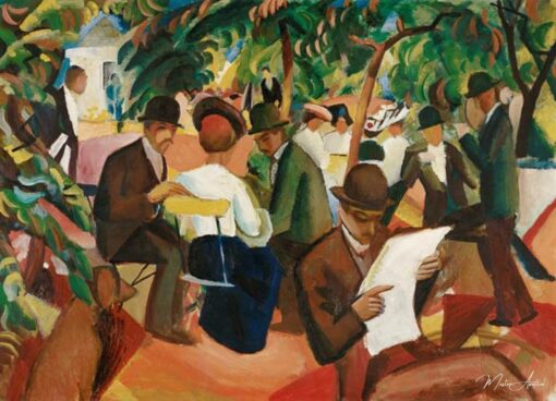 Restaurant du jardin – August Macke August Macke