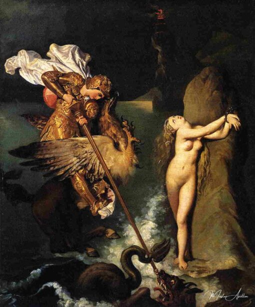 Roger délivrant Angélique – Jean-Auguste-Dominique Ingres Jean-Auguste-Dominique Ingres