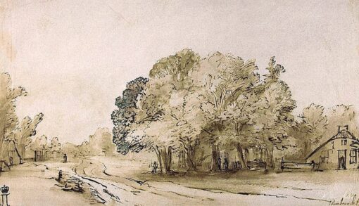 Route du village – Rembrandt van Rijn Rembrandt van Rijn