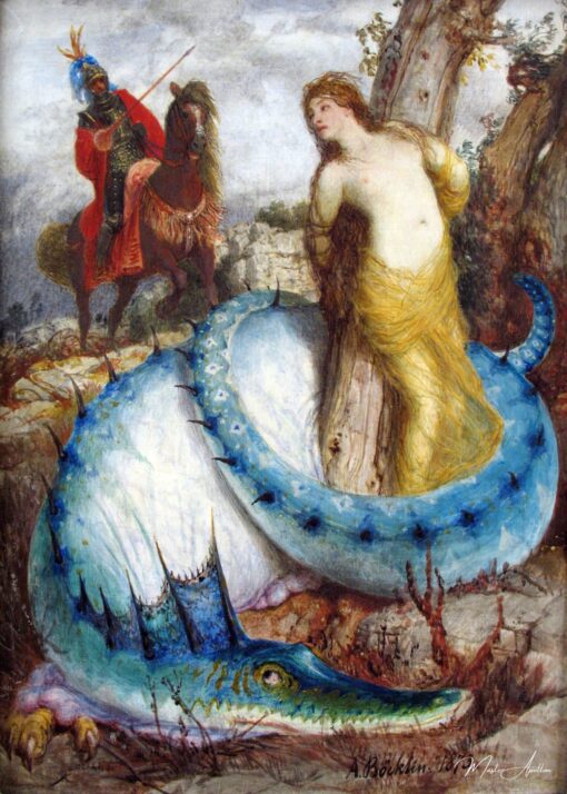 Ruggiero et Angelica – Arnold Böcklin Arnold Böcklin