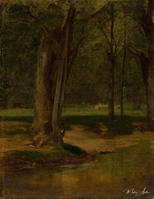 Trout Stream, North Conway – George Inness George Inness