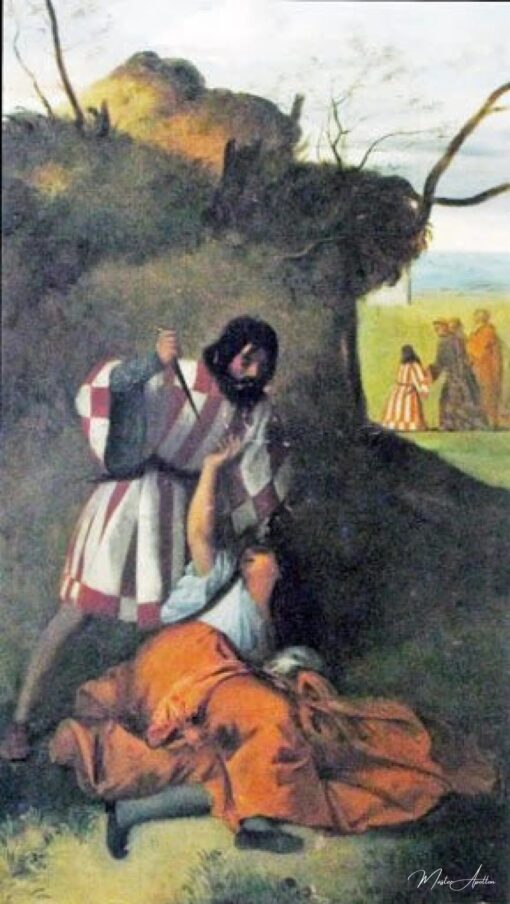 Saint Antoine réanimant une femme tuée par son mari – Edgar Degas Edgar Degas