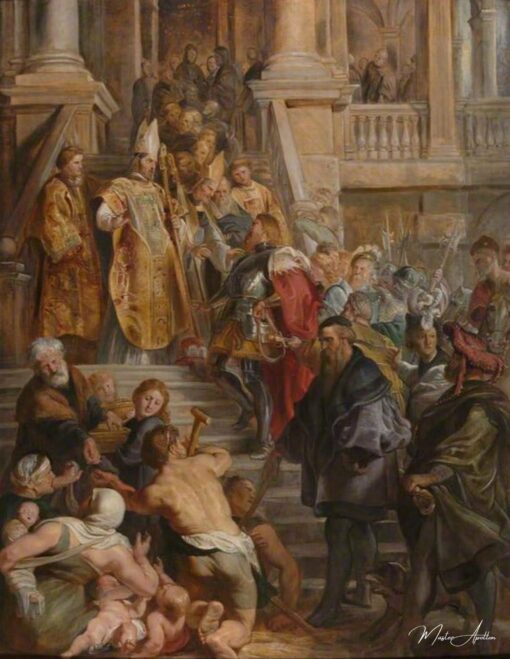 Saint Bavon est reçu par les saints Amand et Floribert – Peter Paul Rubens Peter Paul Rubens 2