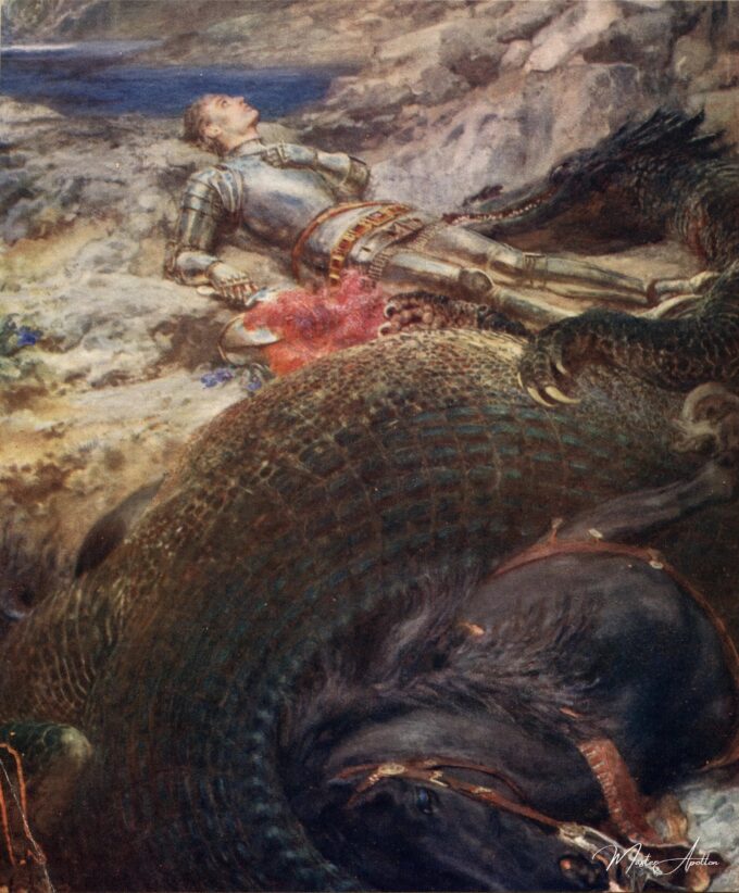 Saint Georges et le Dragon – Briton Rivière Briton Rivière