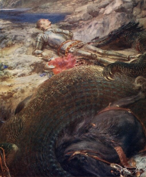 Saint Georges et le Dragon – Briton Rivière Briton Rivière