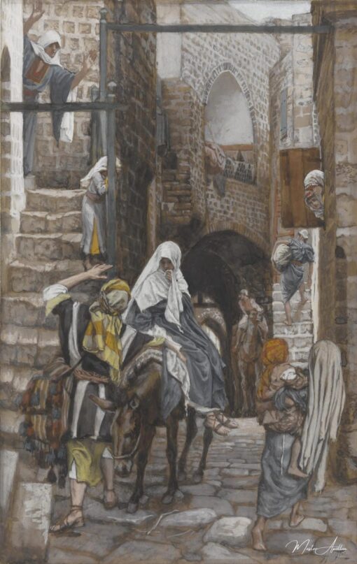 Saint Joseph cherche un gîte à Bethléem – James Tissot James Tissot
