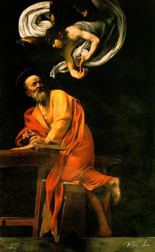 Saint Matthieu et l’ange – Caravage Le Caravage