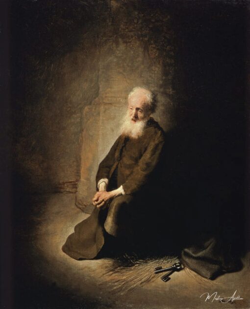 Saint Pierre dans la prison – Rembrandt van Rijn Rembrandt van Rijn