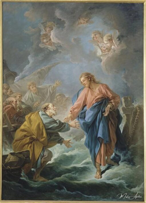 St. Peter Invited to Walk on the Water – François Boucher François Boucher