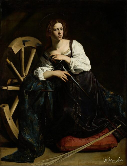 Sainte Catherine d’Alexandrie – Caravage Le Caravage