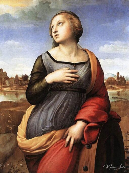 Sainte Catherine d’Alexandrie – Raphaël (peintre) Raffaello Sanzio (Raphaël) 2