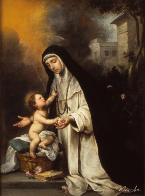 Sainte Rose de Lima – Bartolomé Esteban Murillo Bartolomé Esteban Murillo