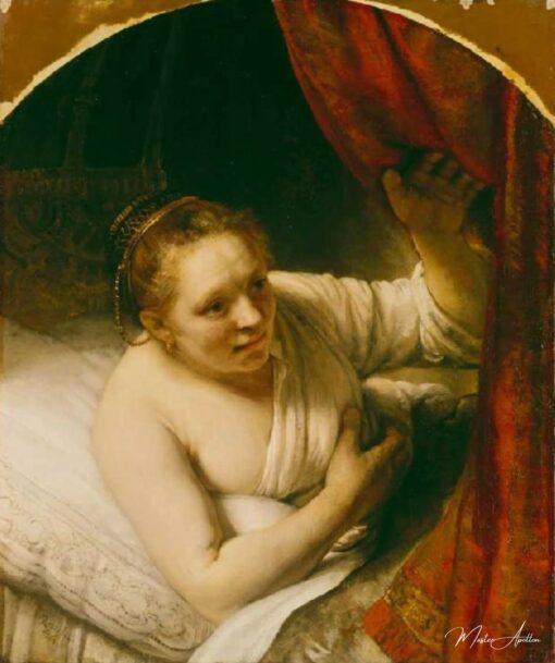 Sarah attend Tobias dans la nuit de mariage – Rembrandt van Rijn Rembrandt van Rijn