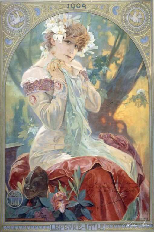 Sarah bernhardt la princesse lointaine – Mucha Alphonse Mucha