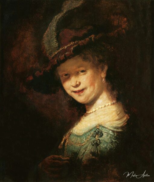 Saskia van Uijlenburgh en tant que jeune fille – Rembrandt van Rijn Rembrandt van Rijn