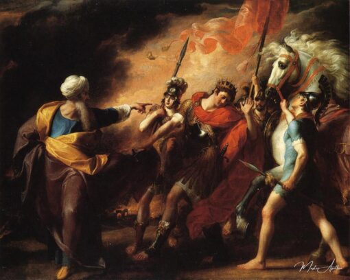 Saul réprimandé par Samuel pour ne pas avoir obéi aux commandements du Seigneur – John Singleton Copley John Singleton Copley