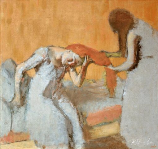 Se peigner les cheveux – Edgar Degas Edgar Degas