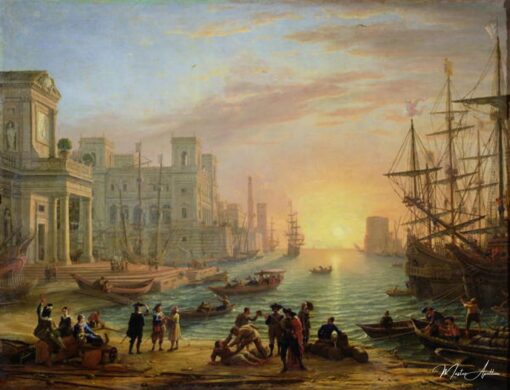 Seaport at Sunset – Claude Lorrain Claude Lorrain 2