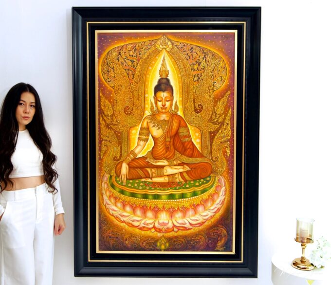 Sérénité du Bouddha  | 80 x 130 cm La Galerie d'art en ligne art gallery