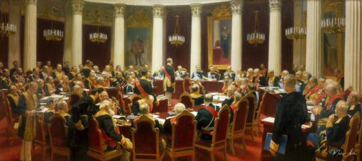 Session protocolaire du Conseil d’État – Ilya Repin Ilya Repin