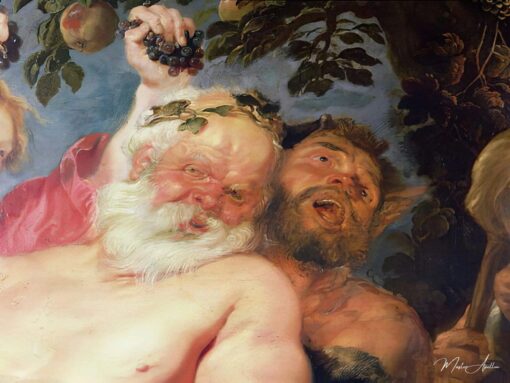 Silène ivre soutenu par les satyres, c.1620 (détail) – Peter Paul Rubens Peter Paul Rubens