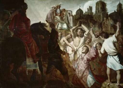 Steinigung des Stephanus – Rembrandt van Rijn Rembrandt van Rijn