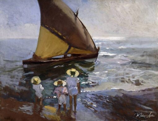Sur la plage de Valence – Sorolla Joaquín Sorolla