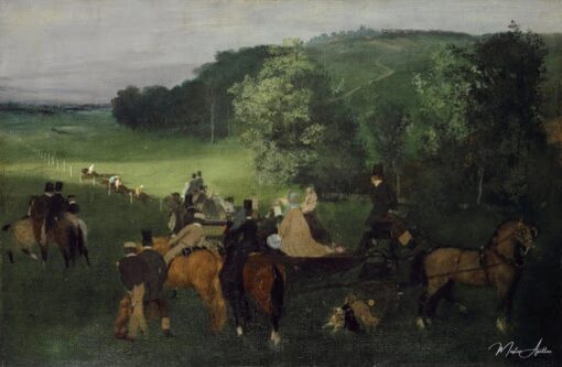 Sur le champ de course – Edgar Degas Edgar Degas