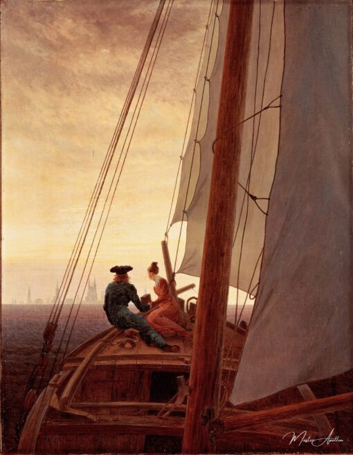 Sur le voilier – Caspar David Friedrich Caspar David Friedrich 2