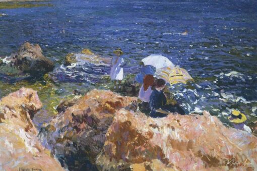 Sur les rochers de Javea – Sorolla Joaquín Sorolla