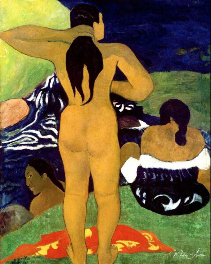 Tahiti gouttières baignant – Paul Gauguin Paul Gauguin 2