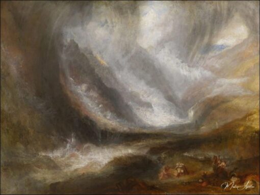 Tempête de neige dans le val d’Aoste – William Turner William Turner