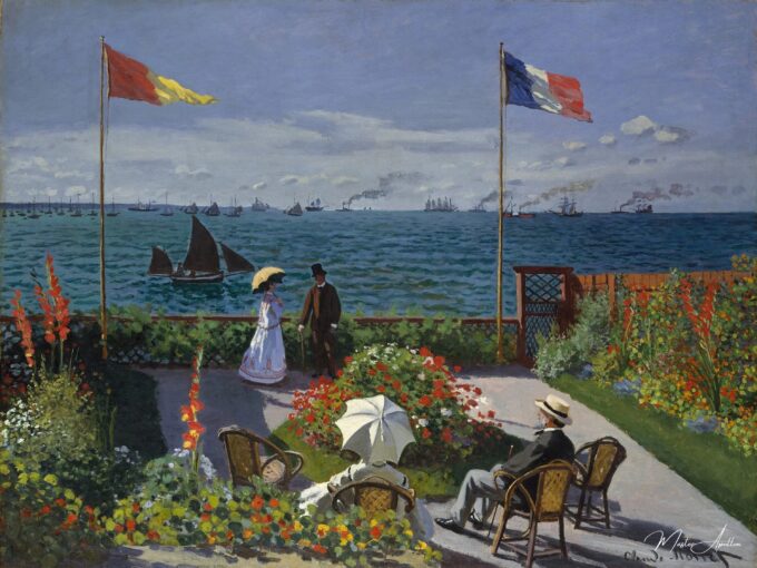 Terrasse à Sainte-Adresse – Claude Monet Claude Monet 2