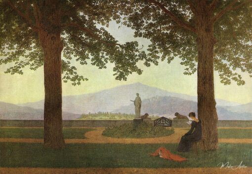 Terrasse de jardin – Caspar David Friedrich Caspar David Friedrich