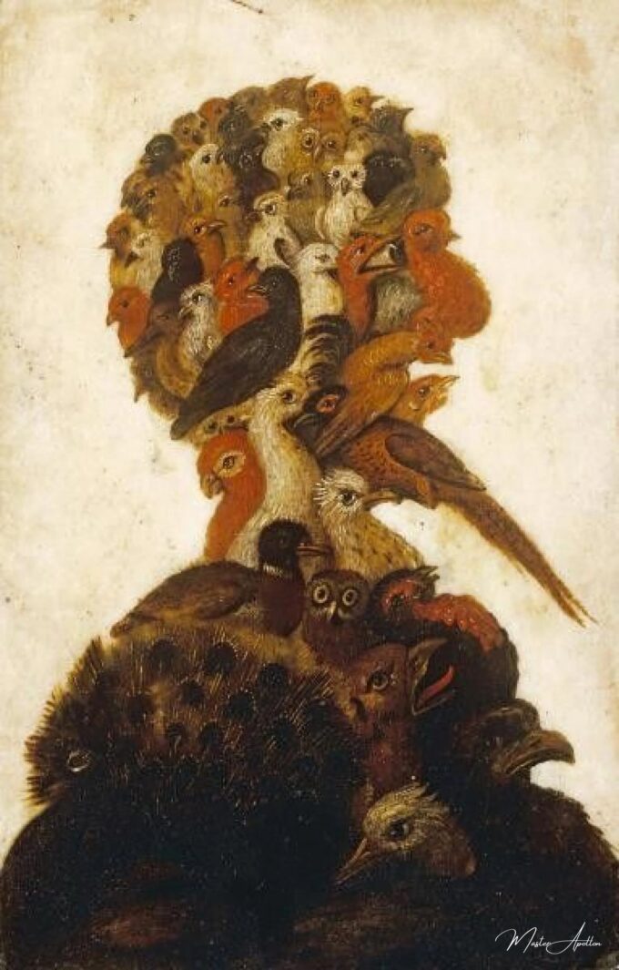 Tête anthropomorphe représentant l’un des quatre éléments – l’air – Arcimboldo Giuseppe Arcimboldo 2