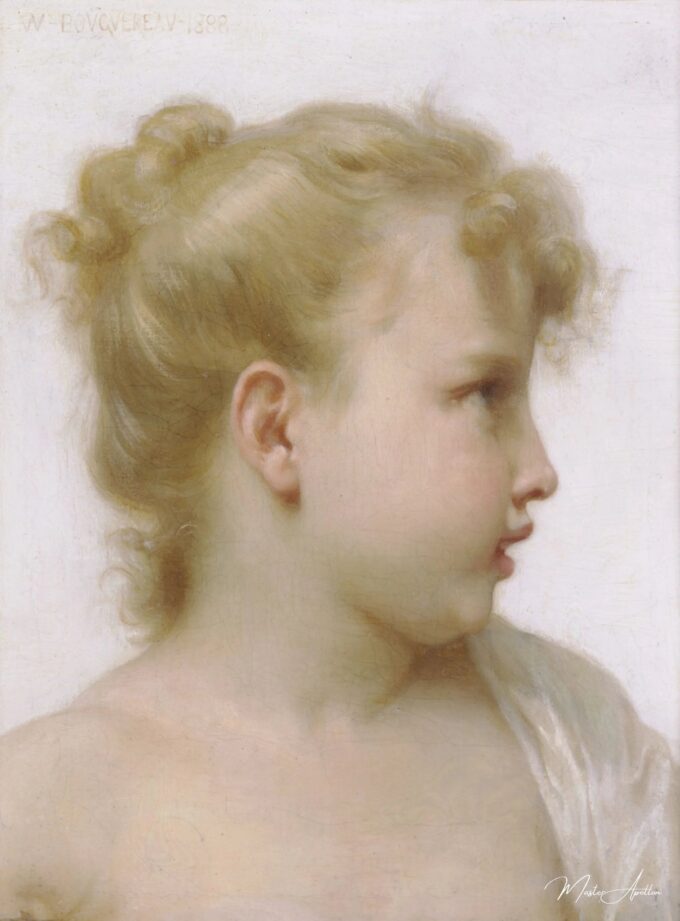 Tête d’une petite fille – William Bouguereau William Bouguereau 2